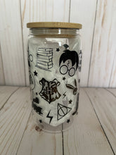 Load image into Gallery viewer, Harry Potter 16oz Glass Tumbler
