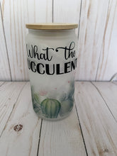 Load image into Gallery viewer, Succulent 16oz Glass Tumbler
