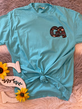 Load image into Gallery viewer, State of GA cowhide. Front and back
