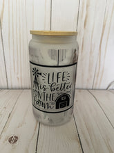 Load image into Gallery viewer, Farm life 16oz Glass Tumbler
